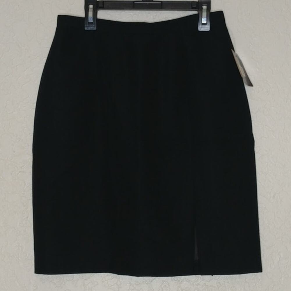 Delicia Black Skirt with Front Split‎ Size 6